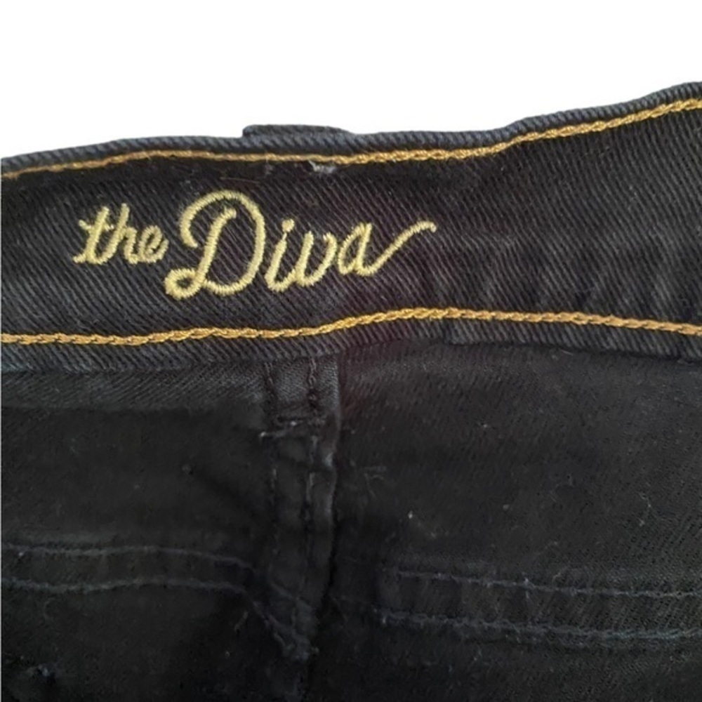 Old Navy - The Diva women’s midrise straight leg black jeans  size 14 - Picture 6 of 10